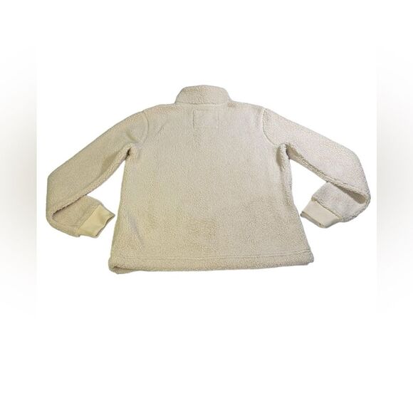 Abercrombie Kids Size 15/16 Faux Sherpa 1/4 Zip Pullover Sweater Cozy Warm - Picture 7 of 10